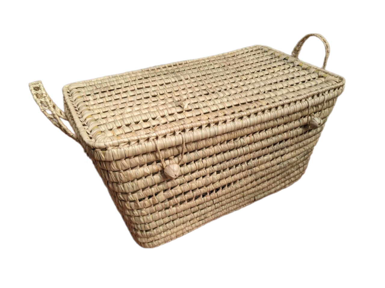 Palm Leaf Bohemian Storage Box