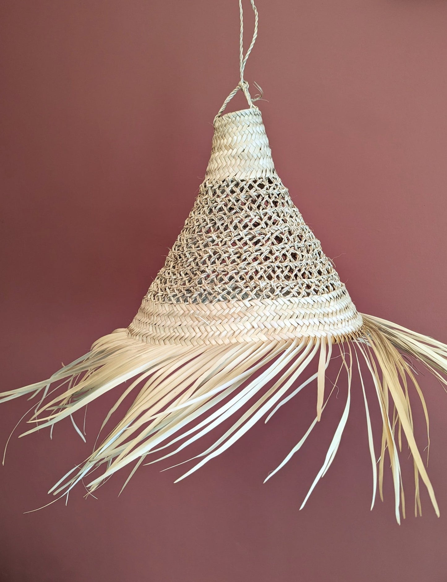 Palm Leaf Lamp - Openwork